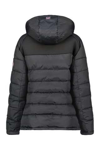 Gewatteerde Jas met Capuchon Beachweak - Zwart