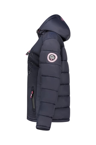 Gewatteerde Jas met Capuchon Beachweak - Marineblauw