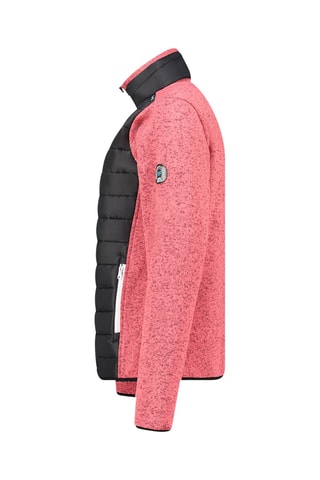 Fleece Jasje Tirexeak - Koraalrood en Zwart