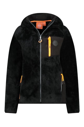 Fleece Sweater met Capuchon Toscaneak - Zwart