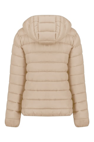 Gewatteerde Jas met Capuchon Anneceak - Beige