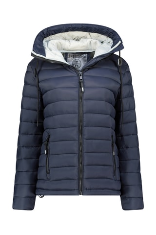 Gewatteerde Jas met Capuchon Azuleak - Marineblauw