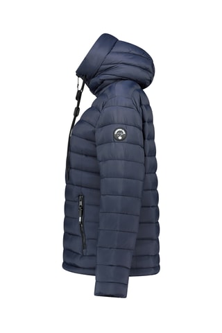 Gewatteerde Jas met Capuchon Azuleak - Marineblauw