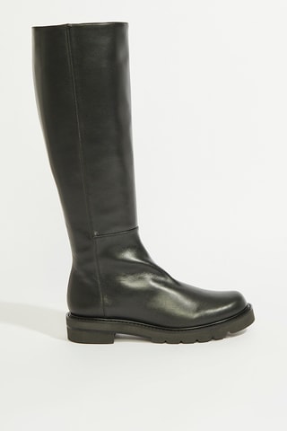 Botas em couro - Preto