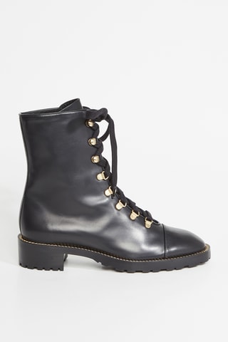 Botins em couro - Preto