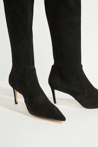 Botas em couro - Preto
