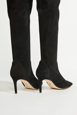 Botas em couro - Preto