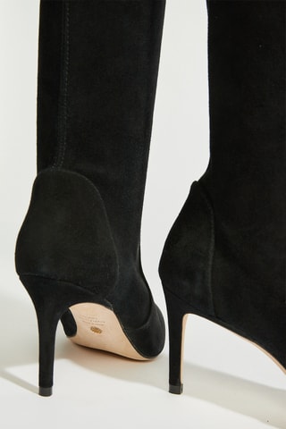 Botas em couro - Preto