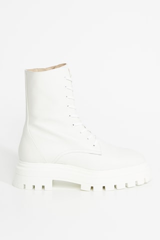 Botins em couro - Branco