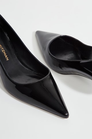 Sapatos de salto envernizados em couro - Preto
