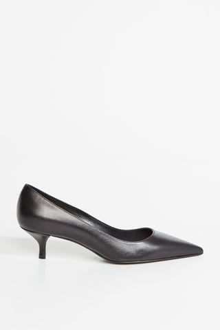 Leren Pumps - Zwart