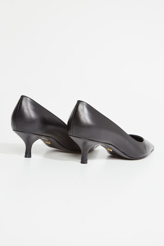 Leren Pumps - Zwart