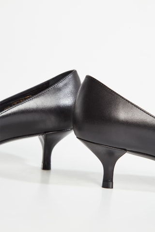 Leren Pumps - Zwart