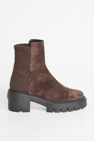 Botins em couro - Castanho