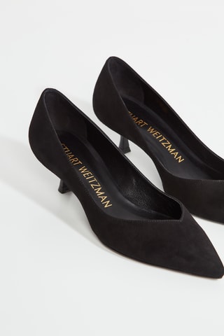 Sapatos de salto em couro - Preto