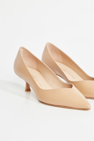 Sapatos de salto em couro - Bege
