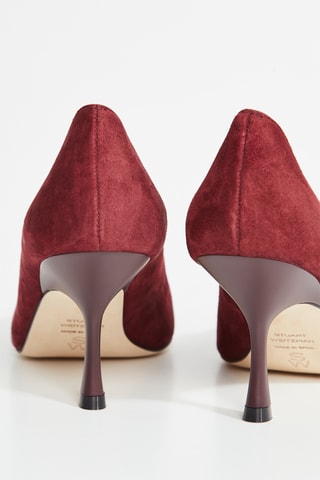 Sapatos de salto em couro - Bordô