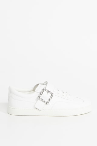 Sneakers em couro - Branco
