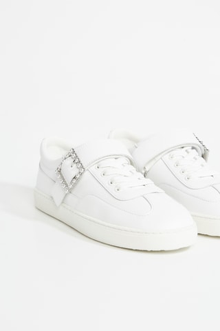 Sneakers em couro - Branco