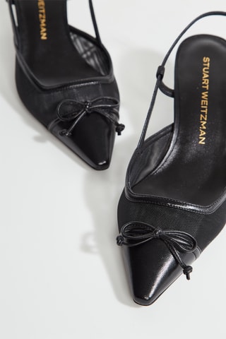 Sapatos de salto em couro - Preto
