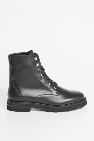 Boots em couro - Preto