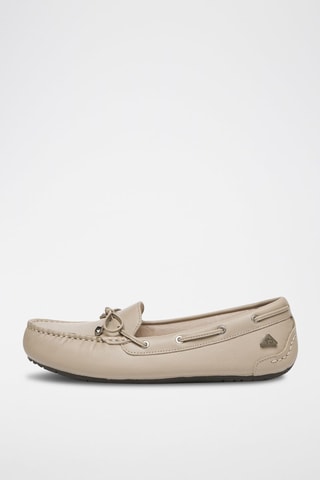 Mocassins de couro Grebes - Castanho-claro
