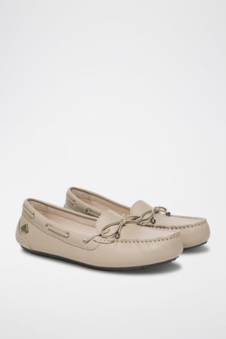Mocassins de couro Grebes - Castanho-claro