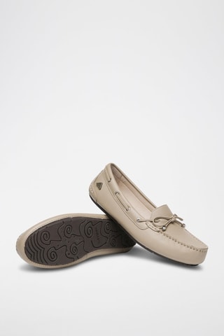 Mocassins de couro Grebes - Castanho-claro