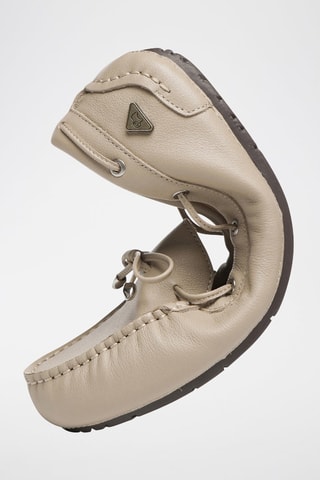 Mocassins de couro Grebes - Castanho-claro