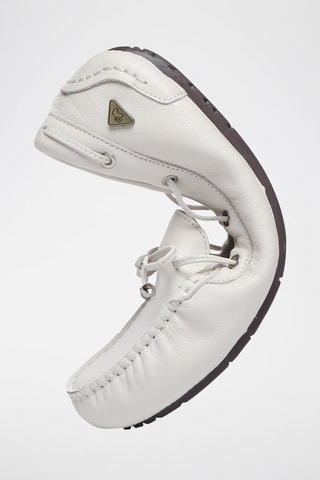 Mocassins de couro Grebes - Branco