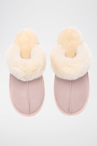 Pantufas forradas de nobuck Harrier - Rosa