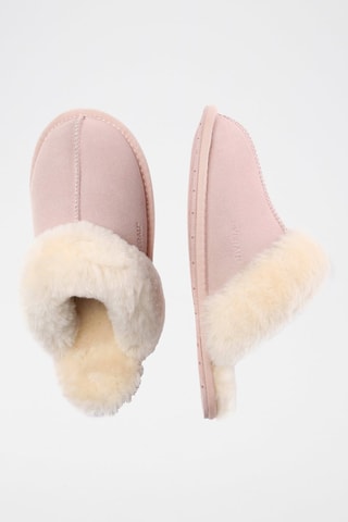Pantufas forradas de nobuck Harrier - Rosa