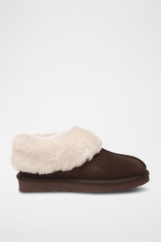 Botins forrados de nobuck Ibis - Castanho-escuro