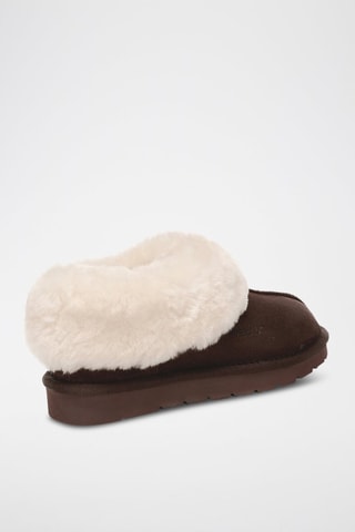 Botins forrados de nobuck Ibis - Castanho-escuro