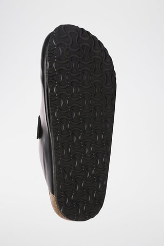 Mules em couro Pintail - Preto