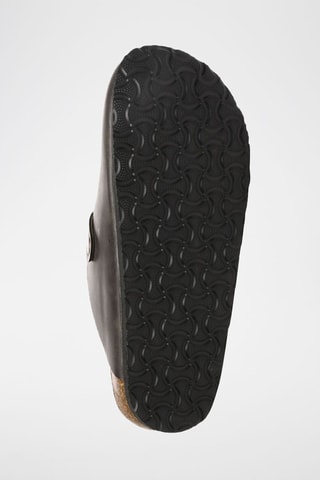 Mules em couro Pintail - Castanho