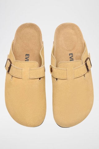 Mules em nobuck Pintail - Camel