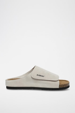 Mules de nobuck Jacky - Bege
