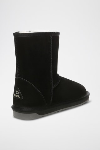 Botins forrados de nobuck- Preto