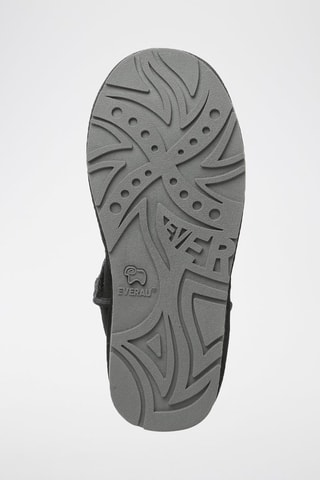 Botins forrados de nobuck- Preto