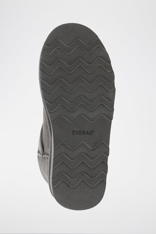 Botins forrados de nobuck com plataforma Heron - Cinzento