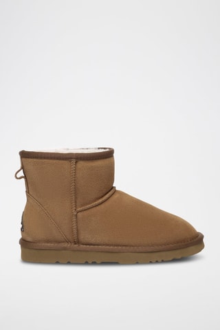 Botins forrados de nobuck Ostrich - Camel