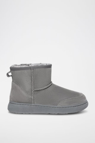 Botins forrados de nobuck Rosella - Cinzento