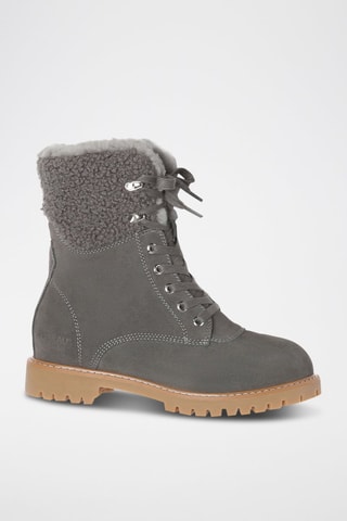 Botins forrados de nobuck Sittella - Cinzento-escuro