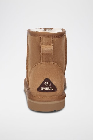 Botins forrados de nobuck Emu - Camel