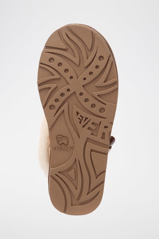 Botins forrados de nobuck Stork - Camel e branco