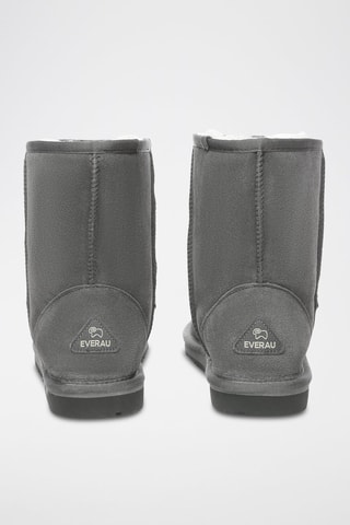 Botins forrados de nobuck Parrot - Cinzento-escuro e branco