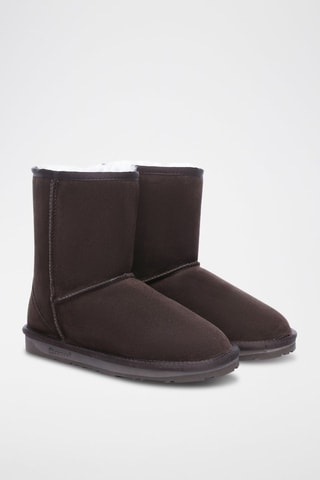 Botins forrados de nobuck Parrot - Castanho-escuro