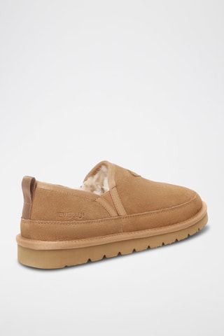 Slip-on forrados de nobuck Galah - Camel