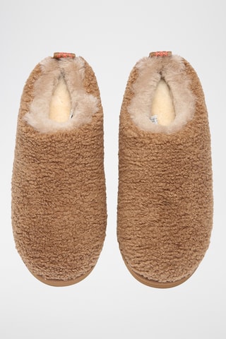 Socas forradas em pelo de carneiro Snipe - Camel